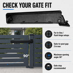 TB175 Outdoor Hydraulic Gate Closer with Adjustable Speed Function, Designed for Automatic Door Closure in Settings Such as Pools, Gardens, or Restricted Areas.