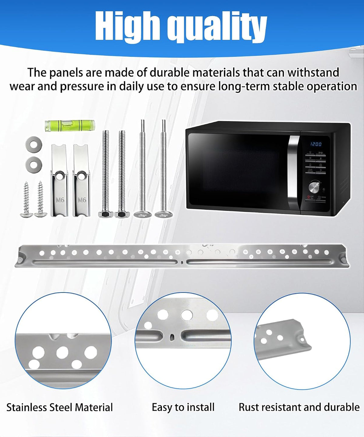 DE70-00561A Microwave Mounting Plate Bracket with Hardware Screws Kit