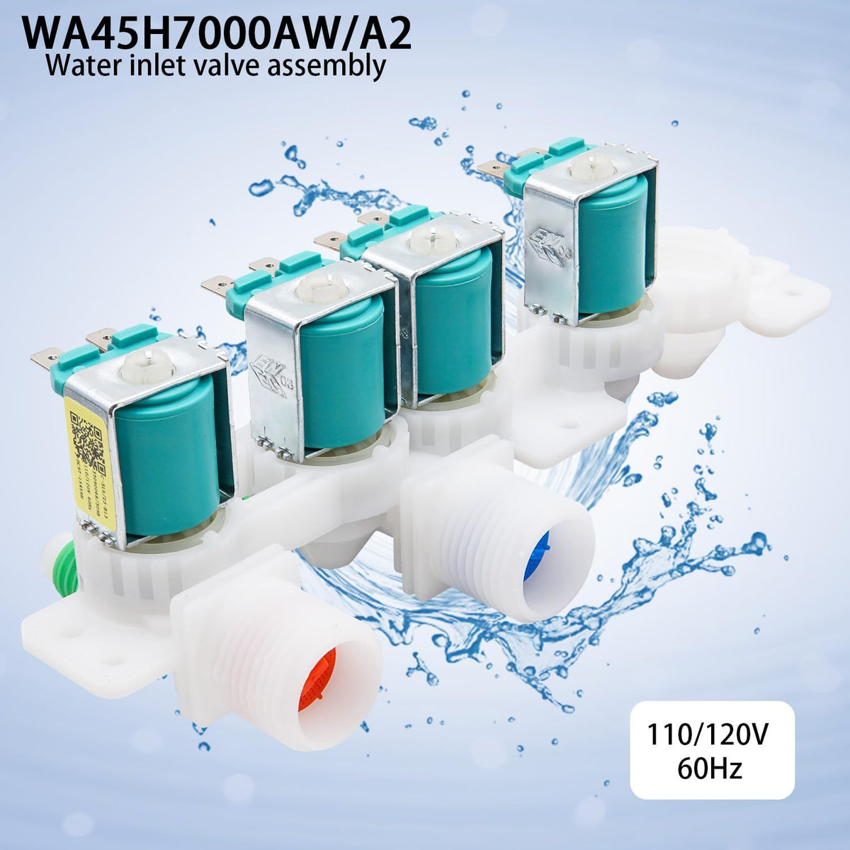 WA44A3405AP/A4 WA45M7050AW/A4 WA44A3405AV/A4 Washer Water Inlet Valve