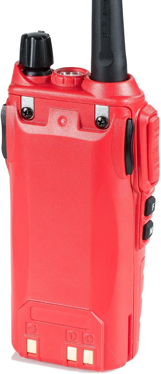 UV-82HP (RED) High Power Dual Band Radio: 136-174mhz (VHF) 400-520mhz (UHF) Amateur (Ham) Portable Two-Way