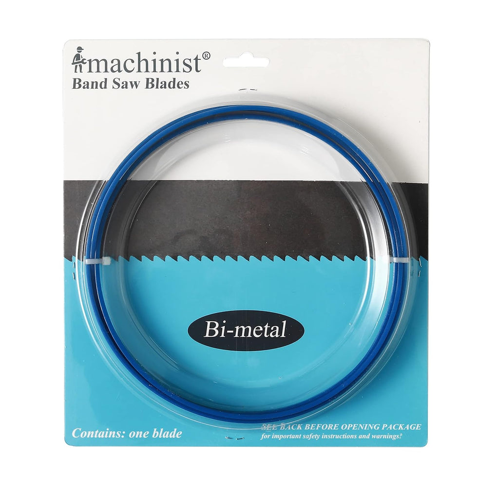 Imachinist S801214SS Bi-Metal 80" Long, 1/2" Wide, 0.025" Thick Bandsaw Blades for Cutting Stainless Steel (14TPI)