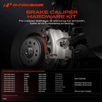 A-Premium Front Disc Brake Hardware Kit Compatible with Mercedes-Benz Model