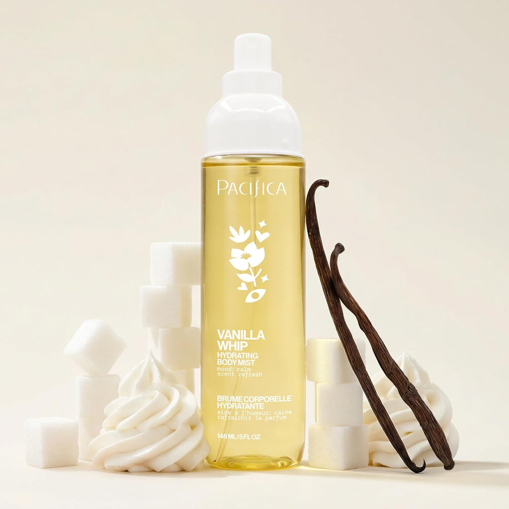 Vanilla Whip Body Mist for Women; Sweet Gourmand Hair and Body Fragrance Spray | Warm Sugar Almond Scent, Odor