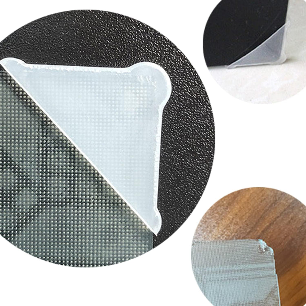 3 x 50mm Plastic Corner Protectors White for Sharp Glass,Metal Sheets，Mirror,Ceramic Tile Triple Shape Corner Covers