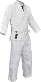 Single Weave Judo Gi Uniform With Belt - Kids & Adults Cotton Training Gi for Judo