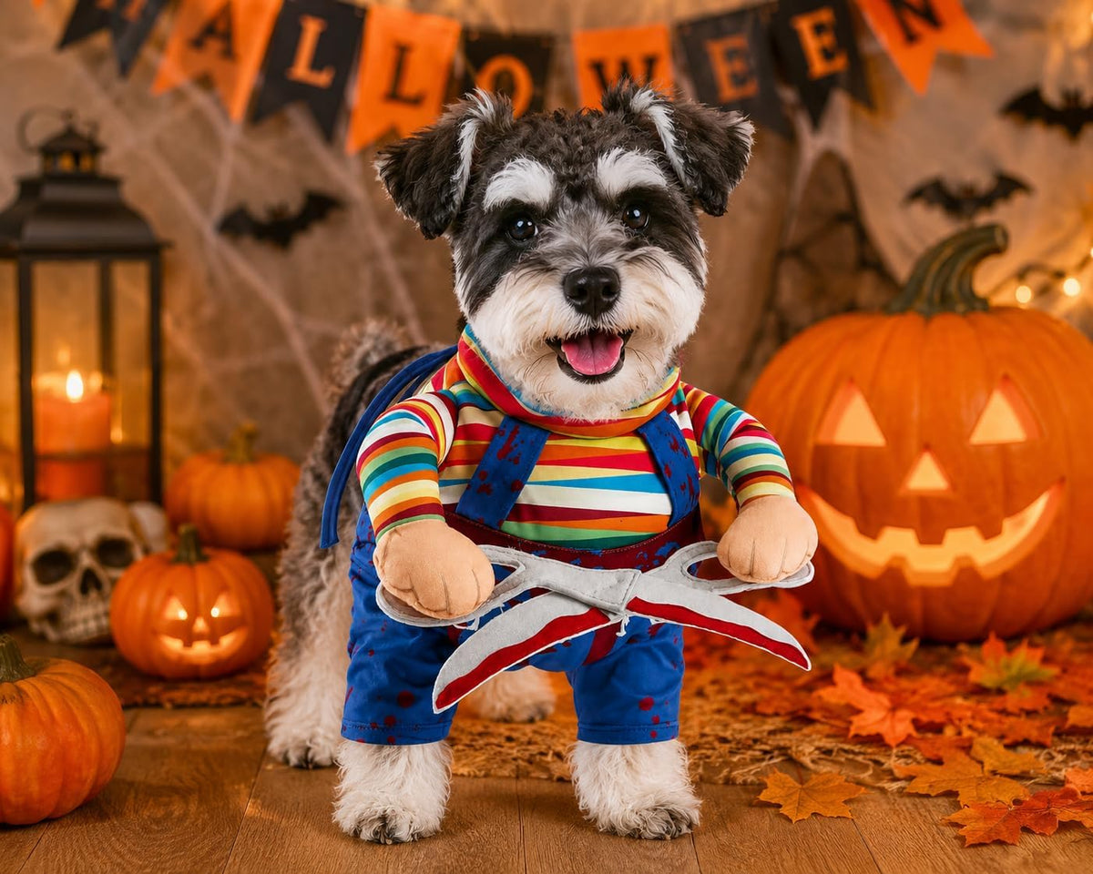 Scissors Style Pet Costume, Funny Adjustable Halloween Outfit for Dog Cat