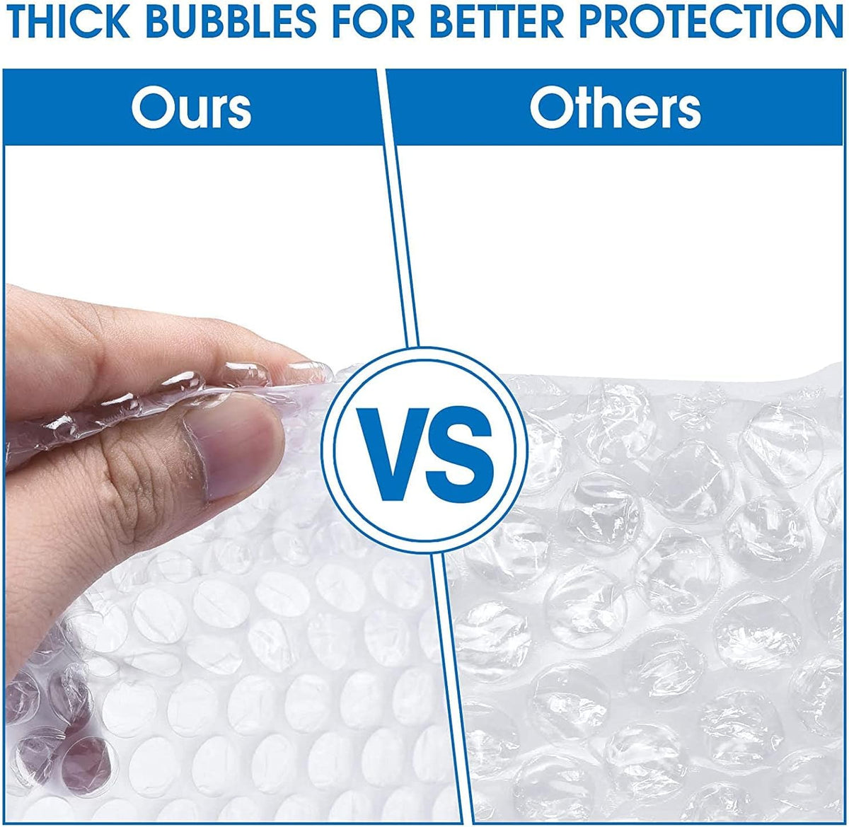 Bubble Cushioning Wrap Roll, Sumono 12 Inch x 36 Feet Total Bubble Roll Perforated 12 Inch Included 10 Fragile