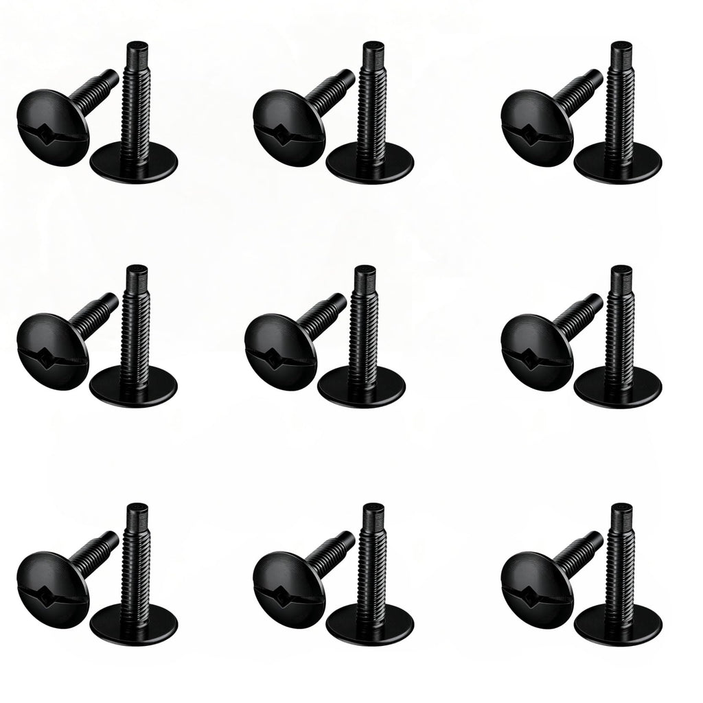 18 Pcs Load Center Cover Replacement Screws, Electrical Panels Screws Black