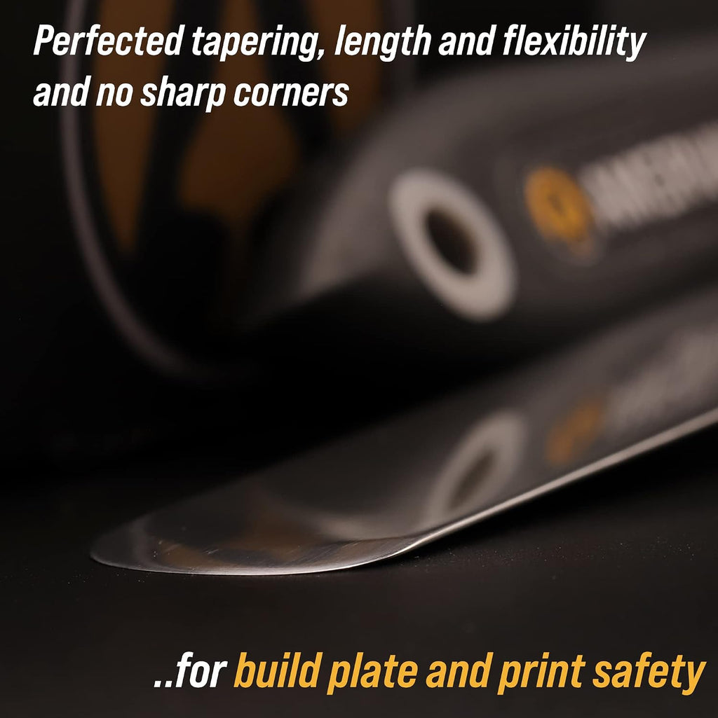 Premium 3D Print Removal Tool Kit - Durable 3D Printer Tools with Sturdy Comfort Grips, Sharp and Hardened Blades for