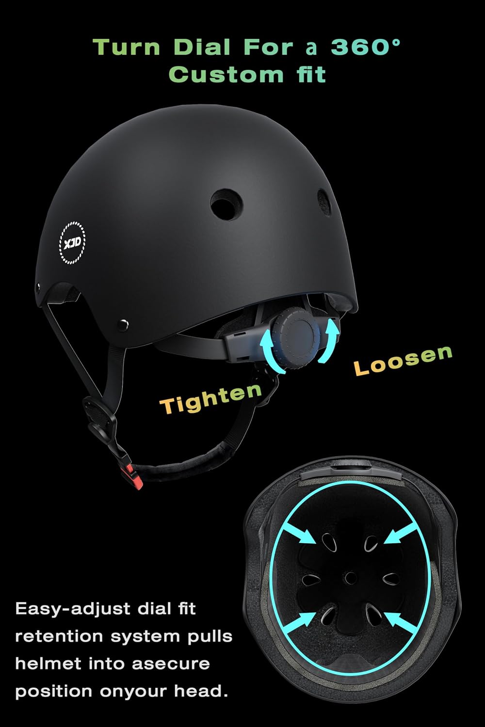 Kids Bike Helmet,Multi-Sport Protective Gear Set for 3-5-8-14 Years Boys Girls with Knee and Elbow Pads Wrist Guards