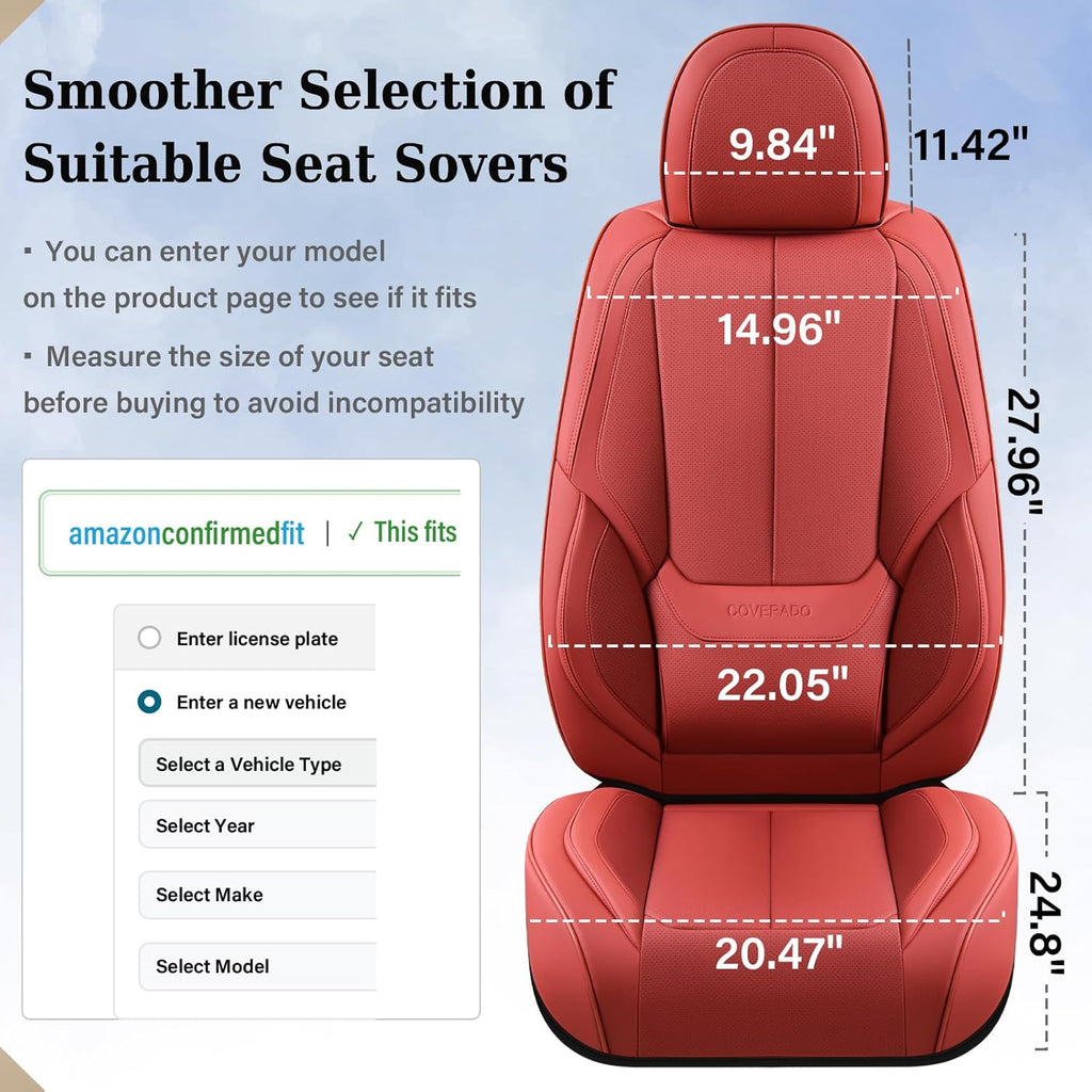 Seat Covers, Car Seat Covers Front Seats, Car Seat Cover, Car Seat Protector Waterproof, Car Seat Cushion Nappa