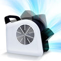 Air Mover Blower Fan - Utility Fan 3 Speeds, 2 AC Outlets, Reset and Circuit Breaker, Carpet Dryer for Garage, Gym