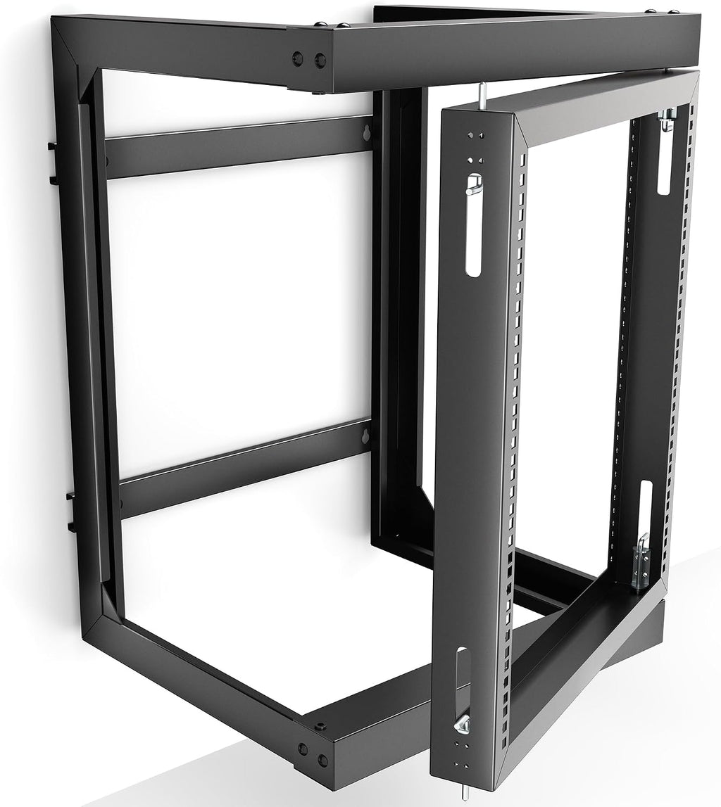 VIVO Black 12U Wall Mounted Server Rack Cabinet, MOUNT-SC12U