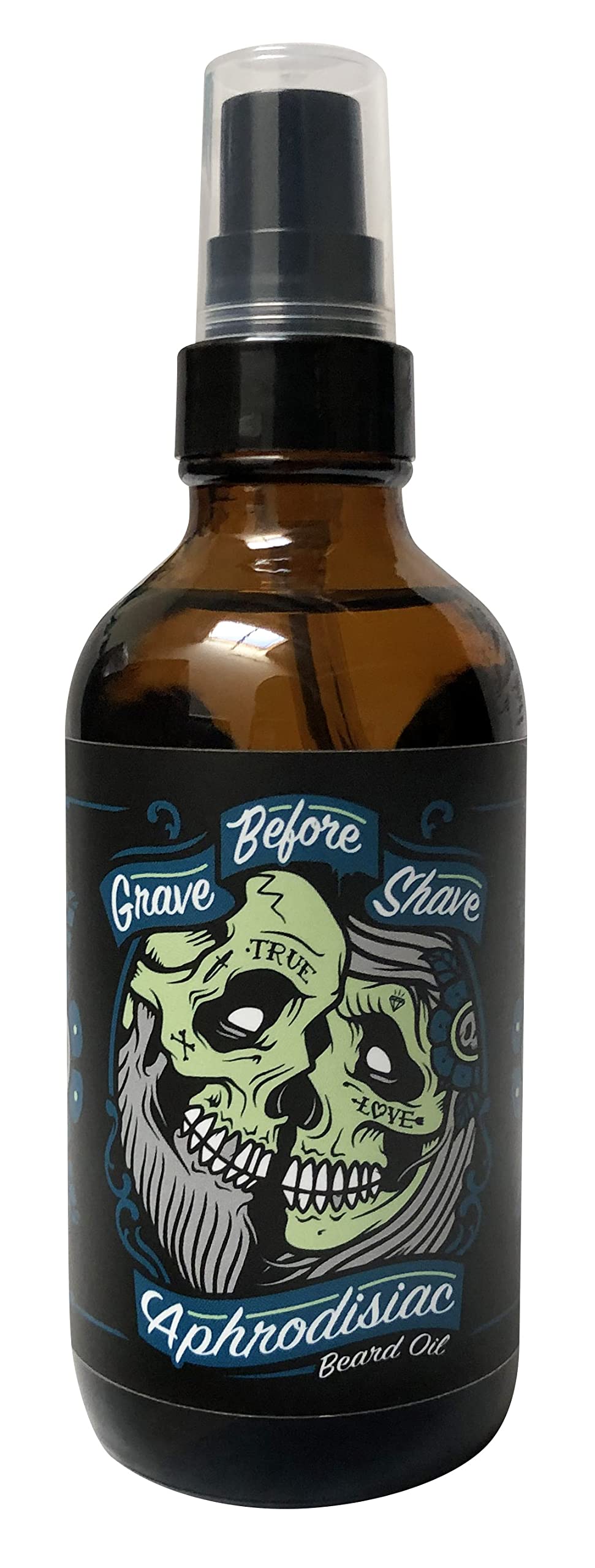 Leather/Cedar-wood scent Beard Oil 4 oz. BIG BOTTLE
