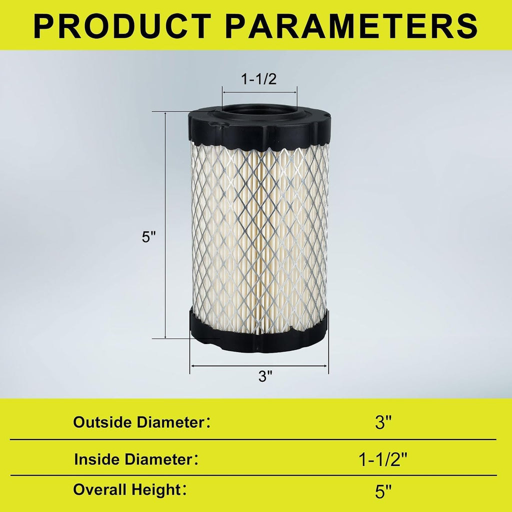 796031 594201 591334 Air Filter for Husqvarna YTH22V46 YTH18542