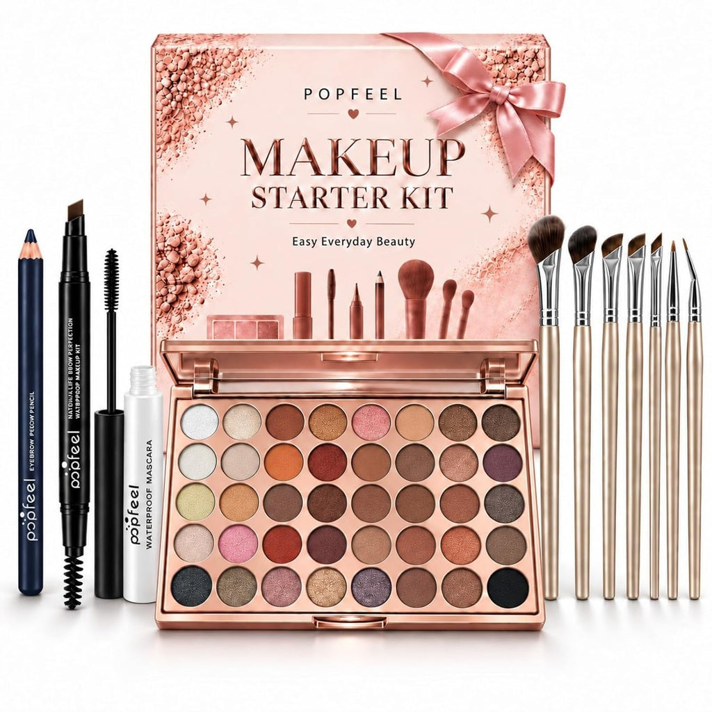 40-Color Eyeshadow Palette Eye Makeup Set (Light pink)