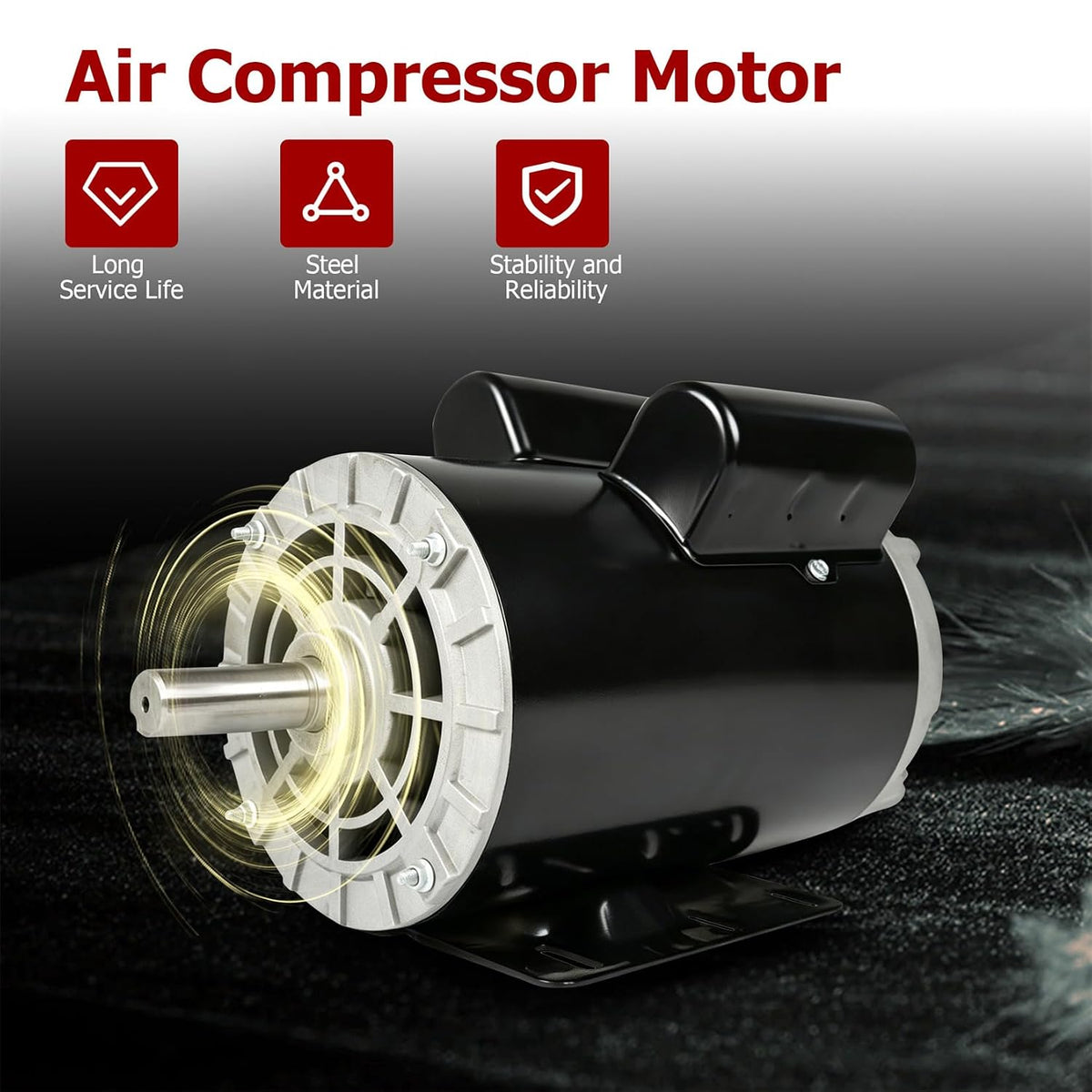 findmall 5 HP Electric Motor 56 Frame 3450RPM Single Phase Motor General