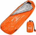 Emergency Bivy Sack Survival Sleeping Bag – Waterproof Thermal Emergency Blanket Shelter for Camping, Hiking