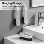 Soft Bristle Scrub Cleaning Brush 3 Pack Laundry Brush Gray White