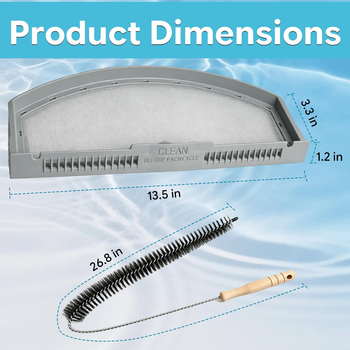 Dryer Lint Filter Screen Compatible with GE GTD72EBSN0WS