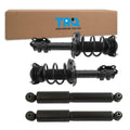 TRQ Front and Rear Complete Strut Assembly & Shock Absorber Kit Complete
