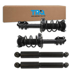 TRQ Front and Rear Complete Strut Assembly & Shock Absorber Kit Complete