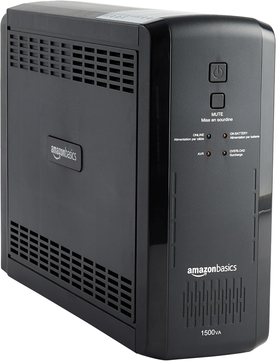 UPS Battery Backup & Surge Protector, 1500VA/900W, 10 Outlets, Line Interactive Uninterruptible Power Supply with