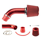 KAC 3" Universal Cold Air Intake Kit (Red)