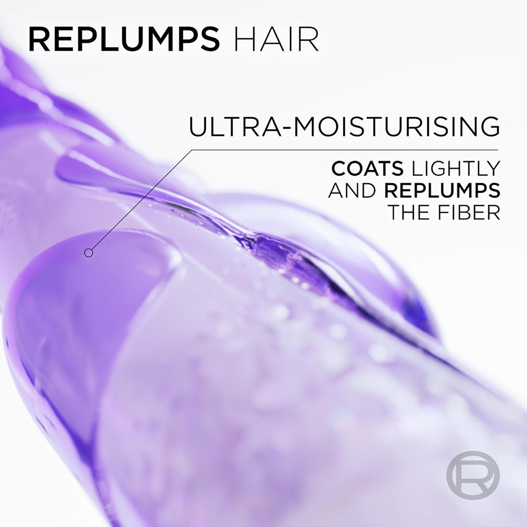 Elvive Hyaluron Plump Shampoo and Conditioner Set for Dry, Dehydrated Hair, 72H Hydrating Hair Care, Infused with