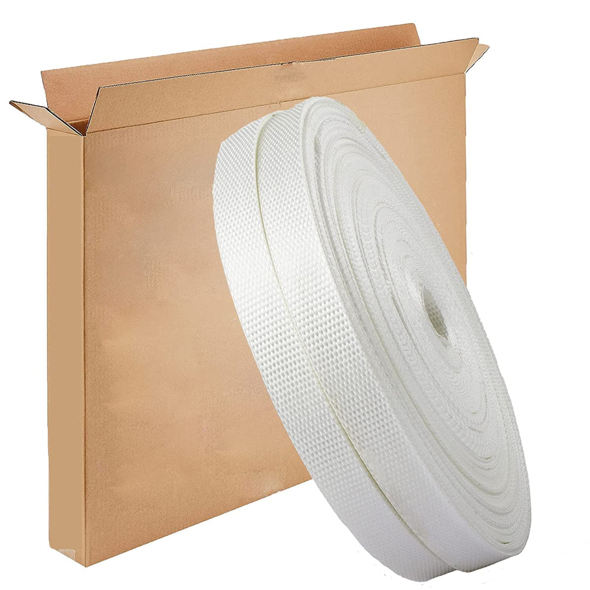 Woven Cord Strapping Roll 3/4" x 330', 2400 lbs Break Strength