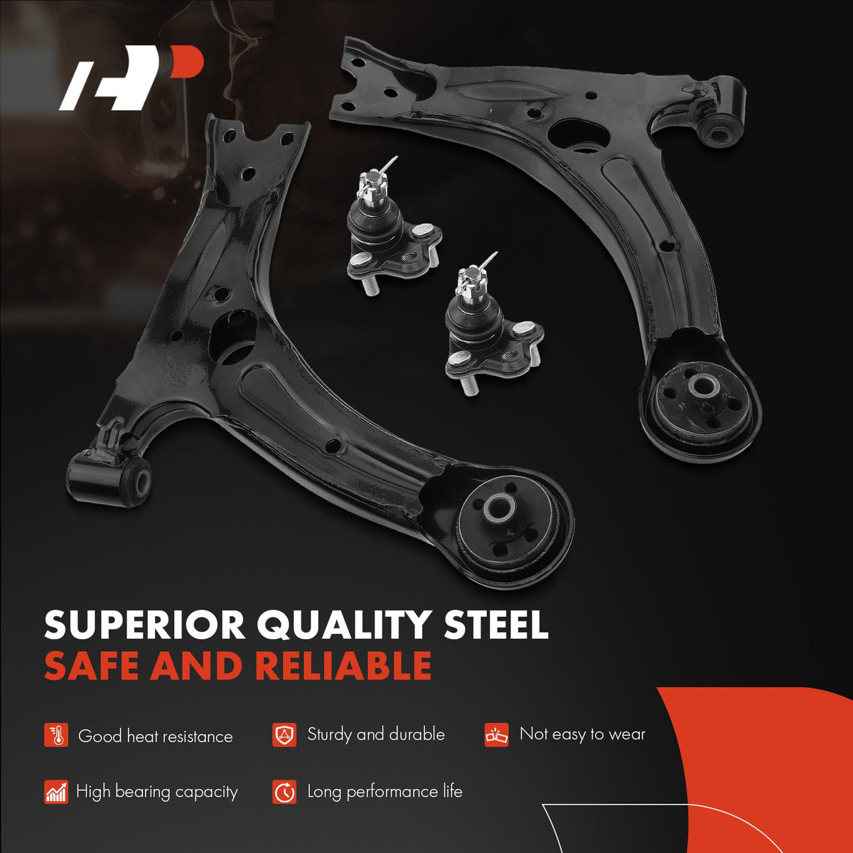 A-Premium 8Pcs Front Suspension Kit, Lower Control Arm, Sway Bar Link