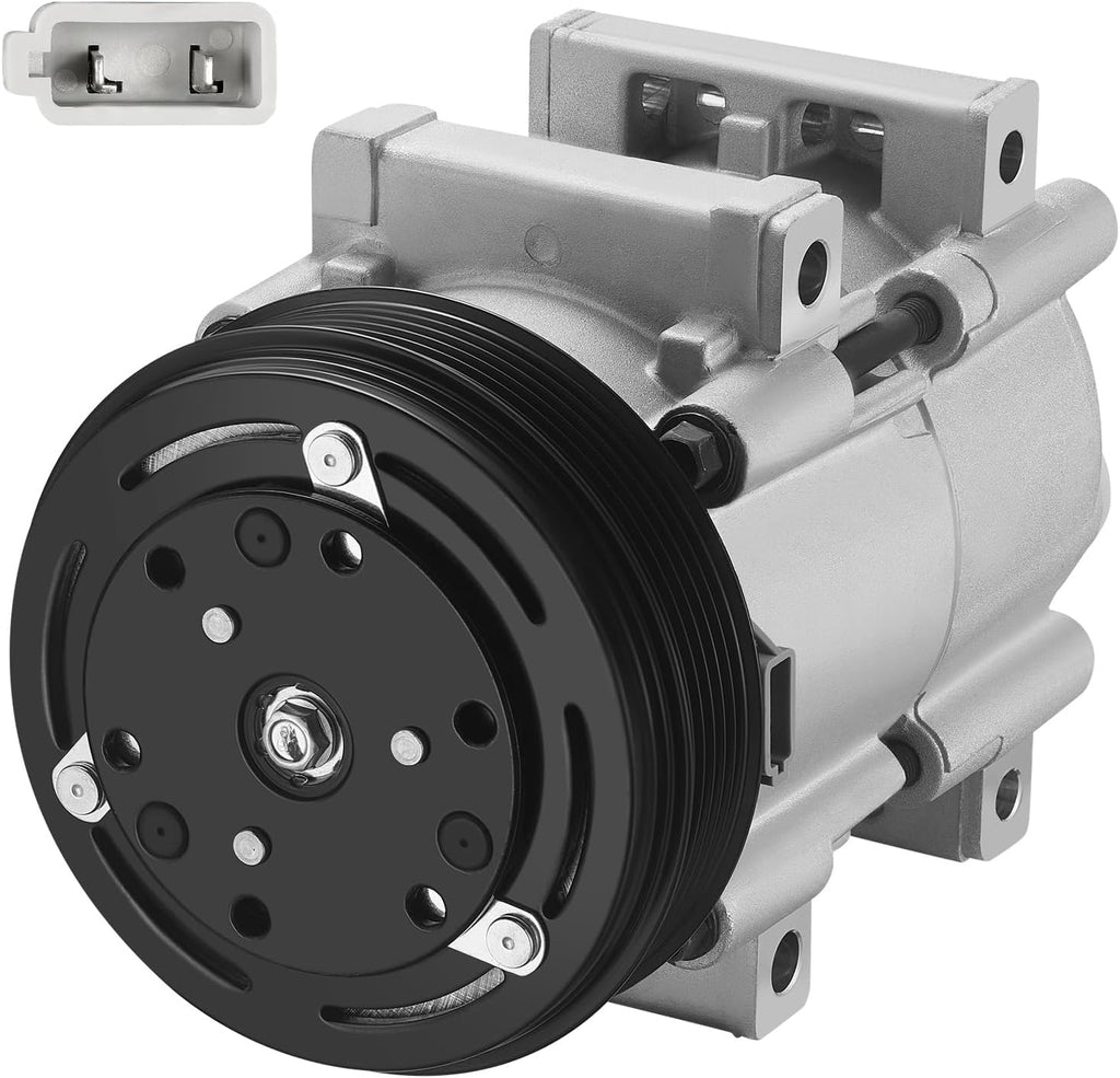 BDFHYK 61813 AC Compressor with Clutch Compatible with Ford Explorer 91-03
