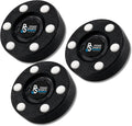 Inline Hockey Pucks – Fast Glide with 6 Slider Dots, Crosshatch Design | Realistic Feel – Street, Roller and DEK Hockey