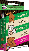 Moose Match Mayhem - by Taco Cat Goat Cheese Pizza – A Wild Adventure, Speed-Matching Card Game! Easy, Fast and Fun