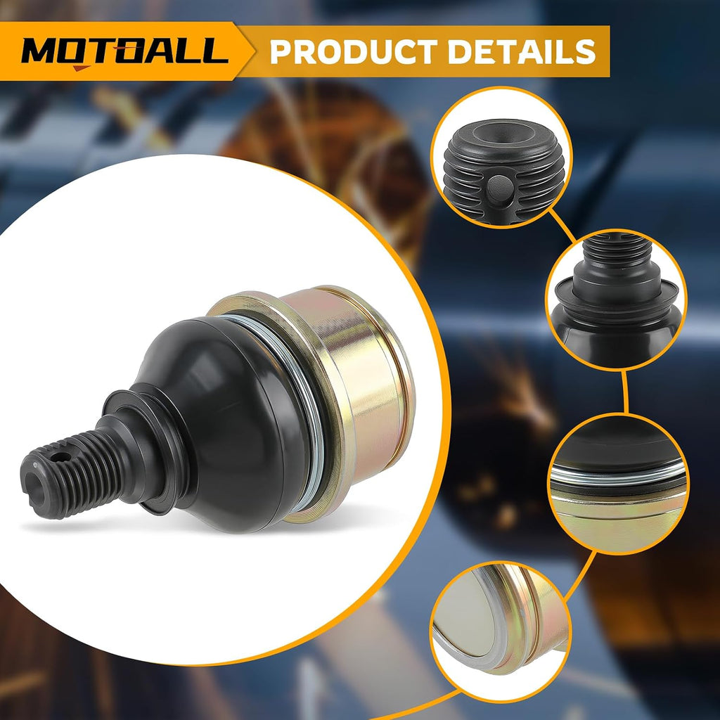 MOTOALL Upper/Lower Ball Joint kit Compatible for Honda TRX 420/450 /