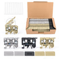 50Pcs DIN Rail Terminal Block Fuse Holder, with Indicator Light