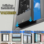 37.5-39.4 Inch Vertical Window Fan For Sliding Windows