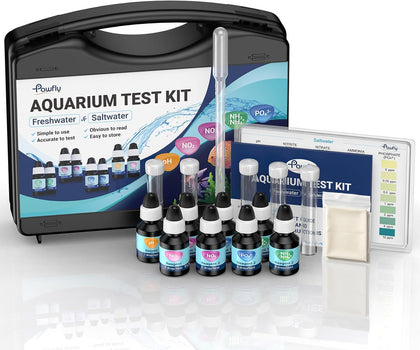 5 in 1 Aquarium Water Master Test Kit for Freshwater & Saltwater | Aquarium Water Test Kit Fish Tank Water Testing