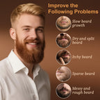 Beard Oil & Comb Set Soften, Smooth/Strengthen, Christmas Stocking Stuffers