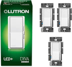 Lutron Diva LED+ Dimmer Switch, Paddle Dimmer, Single Pole/3-way