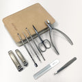 Manicure Kit, 9-in-1 Stainless Steel Professional large Nail Cutters Set