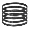 MECCANIXITY 188mm GT-2 Timing Belt 6mm Width 2mm Pitch Black 5pcs