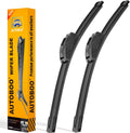 24" and 22" Windshield Wipers Blades (Pack Of 2),OEM Quality Premium All-Seasons Wiper blades,Stable and Quiet wiper