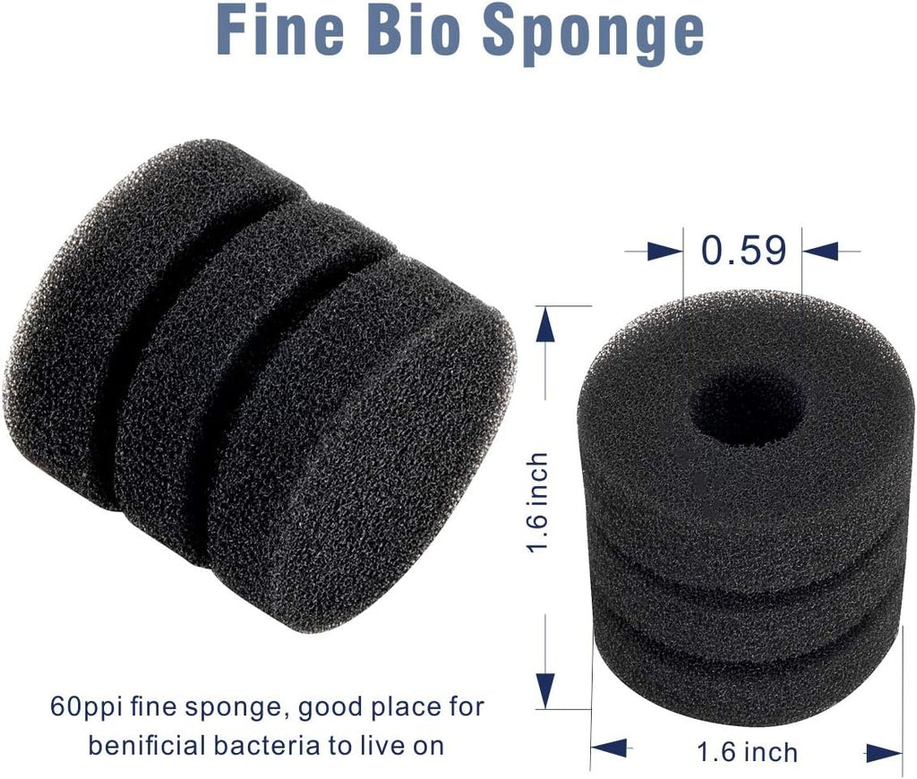 Super Mini Aquarium Single Sponge Filter for Small Fish Tank 0.5-5 Gallon