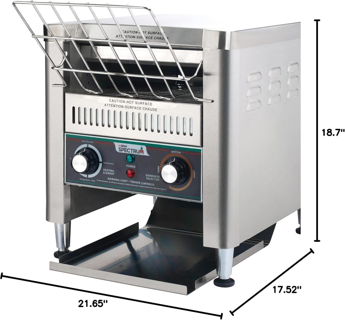 300 Slices/Hour Conveyor Toaster, Slices/Hour