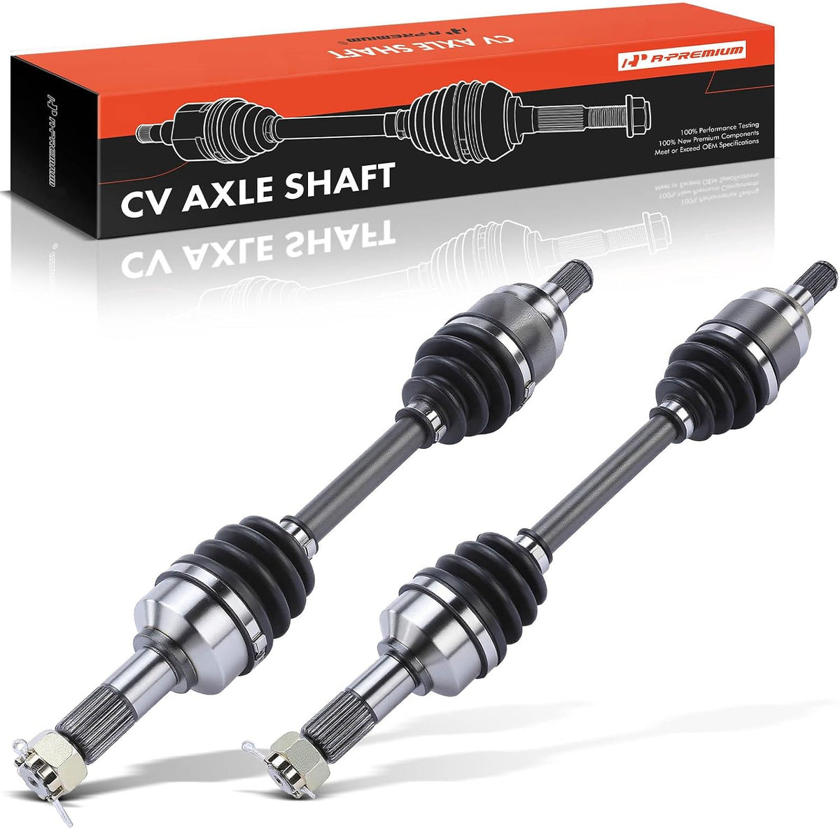 A-Premium Set of 2 Front CV Axle Shaft Assembly