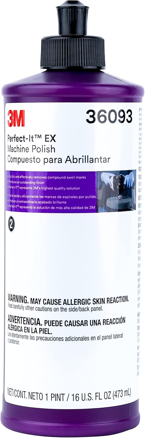 3M Perfect It Buffing and Polishing Kit | 36057 39062 36093 3M Pint Rubbing Compound, Machine Polish, Ultrafine