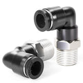 TAILONZ 3/8" x 3/8" NPT Push to Connect Elbow Fitting 2Pcs