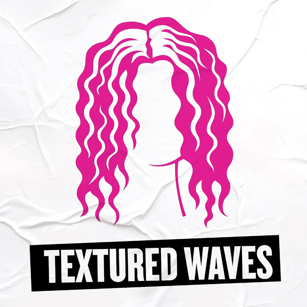 Rock N' Waver Digital Tapered Curling Wand | Natural-Looking, Textured Waves, (3/4-1 in)