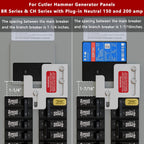 Generator Interlock Kit for Eaton Cutler Hammer BR Series 150&200Amp Panels